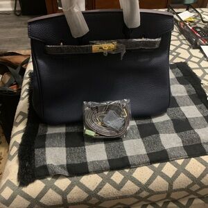 Elegant Navy Blue Women's Bag